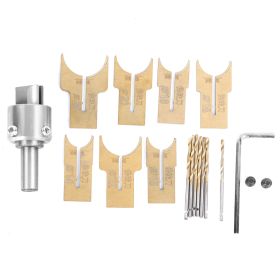 18Pcs/Set Wood Bead Maker Drill Bit Milling Cutter Kit Woodworking Tool for Ebony Rosewood