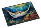 Sting Ray Doormat Front Door Mat Indoor Outdoor Rugs for Entryway, Non Slip Washable Low Pile, 24H X 36W