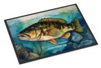 Smallmouth Bass Doormat Front Door Mat Indoor Outdoor Rugs for Entryway, Non Slip Washable Low Pile, 24H X 36W