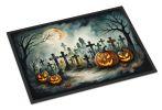 Graveyard Spooky Halloween Doormat Front Door Mat Indoor Outdoor Rugs for Entryway, Non Slip Washable Low Pile, 24H X 36W