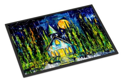 Rock of Ages Church Doormat Front Door Mat Indoor Outdoor Rugs for Entryway, Non Slip Washable Low Pile, 24H X 36W