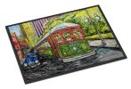 Saint Charles No. 922 Streetcar Again Doormat Front Door Mat Indoor Outdoor Rugs for Entryway, Non Slip Washable Low Pile, 24H X 36W