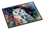 Snowy Owl Doormat Front Door Mat Indoor Outdoor Rugs for Entryway, Non Slip Washable Low Pile, 24H X 36W