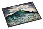 Big Blue Wave Doormat Front Door Mat Indoor Outdoor Rugs for Entryway, Non Slip Washable Low Pile, 24H X 36W