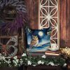 Owl Perched in Coastal Tree Throw Pillow Machine Washable, Indoor Outdoor Decorative Pillow for Couch, Bed or Patio, 18Hx18W