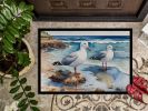 Gulls Scavenging Doormat Front Door Mat Indoor Outdoor Rugs for Entryway, Non Slip Washable Low Pile, 24H X 36W