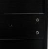 Shoe Cabinet , Shoe storage shelves, Black