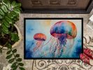 Jellyfish Doormat Front Door Mat Indoor Outdoor Rugs for Entryway, Non Slip Washable Low Pile, 24H X 36W