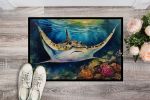 Sting Ray Doormat Front Door Mat Indoor Outdoor Rugs for Entryway, Non Slip Washable Low Pile, 24H X 36W