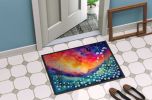 Gypsophila in Color Doormat Front Door Mat Indoor Outdoor Rugs for Entryway, Non Slip Washable Low Pile, 24H X 36W