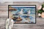 Gulls Scavenging Doormat Front Door Mat Indoor Outdoor Rugs for Entryway, Non Slip Washable Low Pile, 24H X 36W