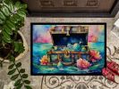 Treasure Chest Doormat Front Door Mat Indoor Outdoor Rugs for Entryway, Non Slip Washable Low Pile, 24H X 36W