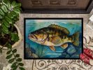 Smallmouth Bass Doormat Front Door Mat Indoor Outdoor Rugs for Entryway, Non Slip Washable Low Pile, 24H X 36W