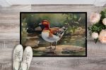 Redhead Duck Doormat Front Door Mat Indoor Outdoor Rugs for Entryway, Non Slip Washable Low Pile, 24H X 36W