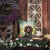 Boykin Spaniel Luau Throw Pillow Machine Washable, Indoor Outdoor Decorative Pillow for Couch, Bed or Patio, 14Hx14W