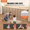 VEVOR Retractable Baby Gate, 34.2" Tall Mesh Baby Gate, Extends up to 116.1" Wide Retractable Gate for Kids or Pets