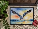 Gull Flying Low Doormat Front Door Mat Indoor Outdoor Rugs for Entryway, Non Slip Washable Low Pile, 24H X 36W
