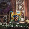 Rottweiler in Sunflowers Throw Pillow Machine Washable, Indoor Outdoor Decorative Pillow for Couch, Bed or Patio, 14Hx14W
