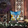Italian Greyhound in Sunflowers Throw Pillow Machine Washable, Indoor Outdoor Decorative Pillow for Couch, Bed or Patio, 14Hx14W