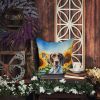 Pointer in Sunflowers Throw Pillow Machine Washable, Indoor Outdoor Decorative Pillow for Couch, Bed or Patio, 14Hx14W