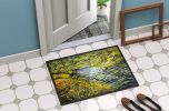 At The Grand Hotel Doormat Front Door Mat Indoor Outdoor Rugs for Entryway, Non Slip Washable Low Pile, 24H X 36W