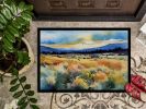 Nevada Sagebrush in Watercolor Doormat Front Door Mat Indoor Outdoor Rugs for Entryway, Non Slip Washable Low Pile, 24H X 36W