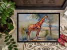 Giraffe Doormat Front Door Mat Indoor Outdoor Rugs for Entryway, Non Slip Washable Low Pile, 24H X 36W