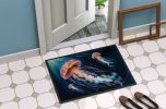 Deep-Sea Jellyfish Doormat Front Door Mat Indoor Outdoor Rugs for Entryway, Non Slip Washable Low Pile, 24H X 36W