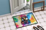 Hippie Animal Eagle Doormat Front Door Mat Indoor Outdoor Rugs for Entryway, Non Slip Washable Low Pile, 24H X 36W