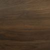 Contemporary 2-Door Mixed-Material Corner Accent Cabinet - Dark Walnut