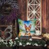 Basenji Luau Throw Pillow Machine Washable, Indoor Outdoor Decorative Pillow for Couch, Bed or Patio, 14Hx14W