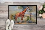 Giraffe Doormat Front Door Mat Indoor Outdoor Rugs for Entryway, Non Slip Washable Low Pile, 24H X 36W