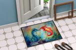 Seahorses Doormat Front Door Mat Indoor Outdoor Rugs for Entryway, Non Slip Washable Low Pile, 24H X 36W