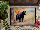 American Black Bear Doormat Front Door Mat Indoor Outdoor Rugs for Entryway, Non Slip Washable Low Pile, 24H X 36W