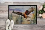 Hawk Doormat Front Door Mat Indoor Outdoor Rugs for Entryway, Non Slip Washable Low Pile, 24H X 36W