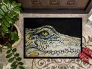 Bite Me Alligator Doormat Front Door Mat Indoor Outdoor Rugs for Entryway, Non Slip Washable Low Pile, 24H X 36W