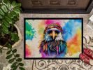 Hippie Animal Eagle Doormat Front Door Mat Indoor Outdoor Rugs for Entryway, Non Slip Washable Low Pile, 24H X 36W