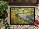 At The Grand Hotel Doormat Front Door Mat Indoor Outdoor Rugs for Entryway, Non Slip Washable Low Pile, 24H X 36W