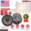 5 CORE 8 Inch Mid-Range Bullet Pro Audio Car Speaker, Red Aluminium Bullet